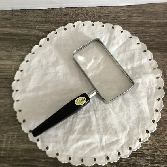 Vtg Rectangular Hand Magnifier - Japan Made - Picture 3 of 9